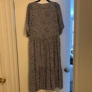 H&M Black and Cream Dress